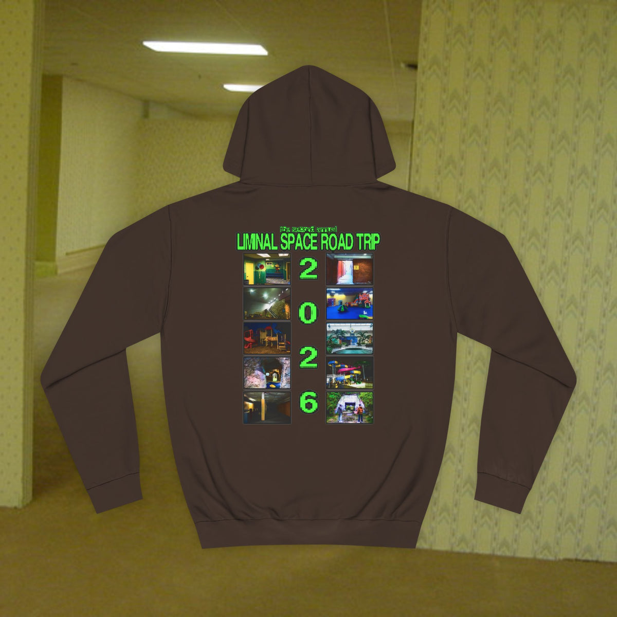 Liminal Space Road Trip [College Hoodie]