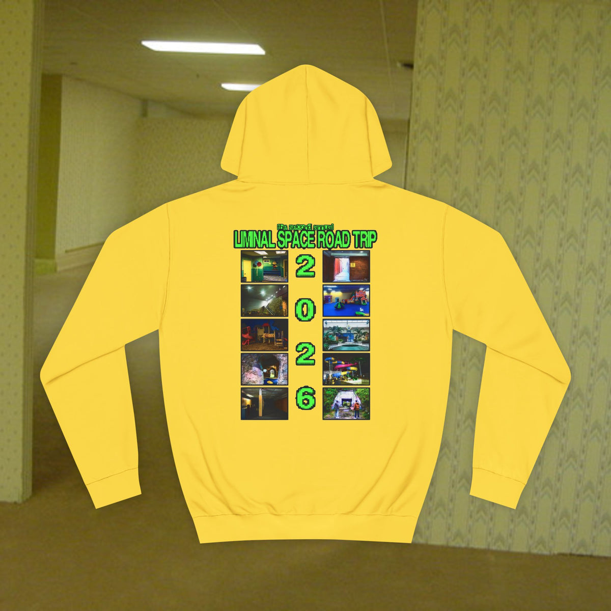 Liminal Space Road Trip [College Hoodie]